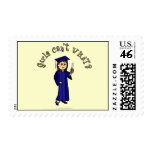 Light Graduate in Blue Postage