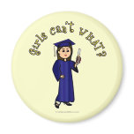 Light Graduate in Blue Refrigerator Magnet