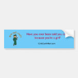 Light Graduate in Green Bumper Sticker