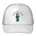 Light Graduate in Green Mesh Hat