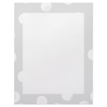 Light gray and white dotty pattern. letterhead template