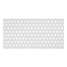 Light Gray and White Polka Dot Pattern. Customized Photo Card
