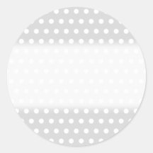 Light Gray and White Polka Dot Pattern. Stickers