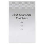 Light Gray and White Squares Pattern. Flyers