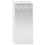 Light Gray and White Squares Pattern. Customized Rack Card