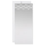 Light Gray and White Squares Pattern. Customized Rack Card
