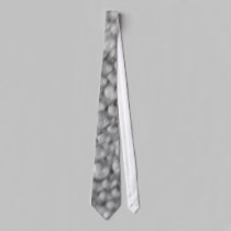 Light Gray Bubbles Tie ties