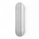 Light Gray. Elegant Design. Skateboard