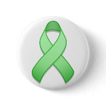 Light Green Awareness Ribbon Button by jamieco Light Green Awareness Ribbon Button