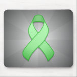Light Green Awareness Ribbon Mousepad