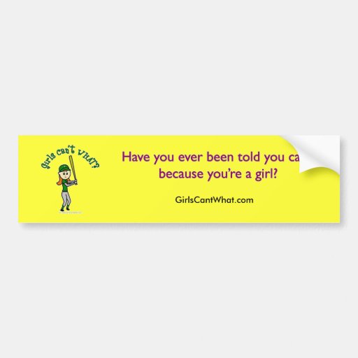 Light Green Baseball Bumper Sticker