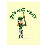 Light Green Baseball Post Cards