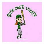 Light Green Baseball Posters