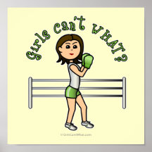 Light Green Boxer Poster