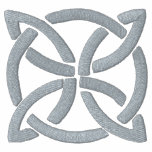 Light Green Celtic Irish Knotwork Design 3 Embroidered Polo Shirt