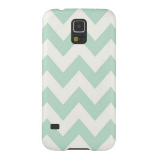 Light Green Chevron Case For Galaxy S5