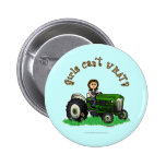 Light Green Farmer Girl Pins