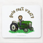 Light Green Farmer Mouse Pad