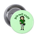 Light Green Football Button