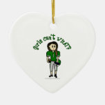 Light Green Football Christmas Tree Ornaments