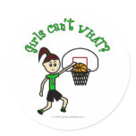 View more Light Green Girls Basketball Stickers personalized gift ideas for girls Light Green Girls Basketball Stickers