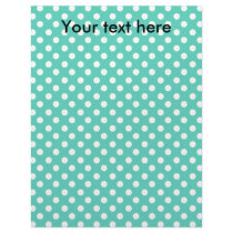 light green polkadots letterhead template