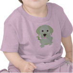 Light Green Puppy Dog T Shirt