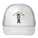 Light Green Sheriff Girl Mesh Hat