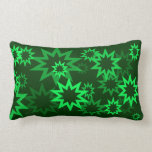 Light Green Stars (Customizable) Throw Pillow