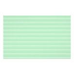 Light Green Stripe Pattern. Stationery Paper