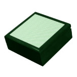 Light Green Stripes Keepsake Box