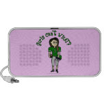 Light Green Womens Football Mp3 Speakers