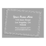 light grey Border Frame Business Card Templates