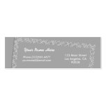 Light grey Border Frame Business Card Templates