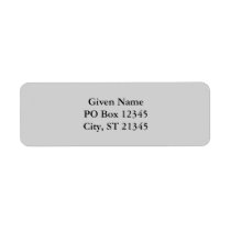 Light Grey labels