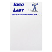 Light Head - It's Missing Customized Stationery