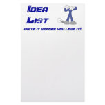 Light Head - It's Missing Customized Stationery