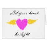 Light heart card Light heart card