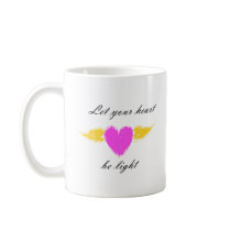 Light heart cup mugs by joacreations Light heart cup mugs