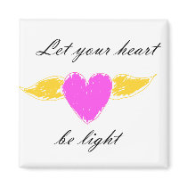 Light heart magnet by joacreations Light heart magnet