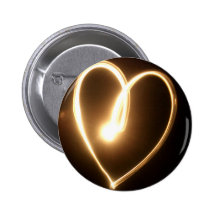 Light Heart Pinback Button