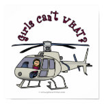 Light Helicopter Girl Posters