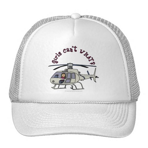 Light Helicopter Pilot Girl Hats
