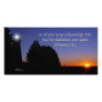 Light house photo greeting card