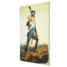 Light Infantry Ensign, 1811 Stretched Canvas Prints