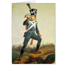 Light Infantry Ensign, 1811 Greeting Card