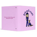 Light K9 Police Girl Binders