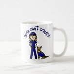 Light K9 Police Girl Mug