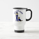 Light K9 Police Girl Mug