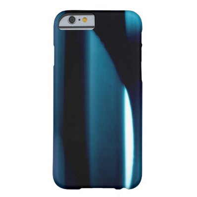 Light l Modern Black-Blue-White Abstract Barely There iPhone 6 Case